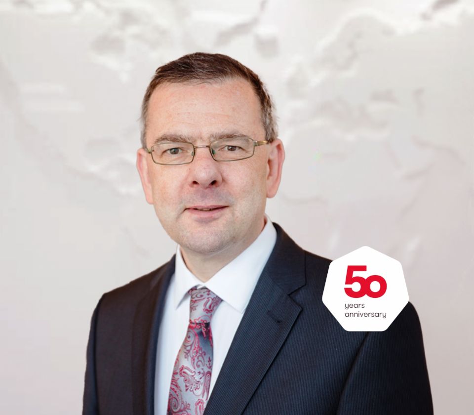 Portret Clausa Wielanda, vodje upravljanja tveganj v družbi EOS Holding 